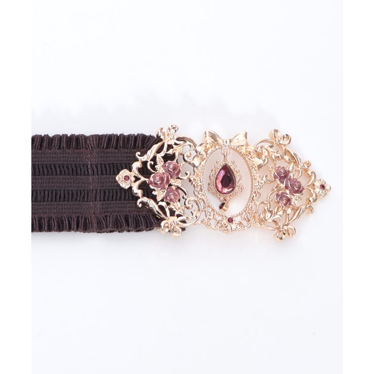 オーナメントローズゴムベルト | axes femme | 詳細画像12 