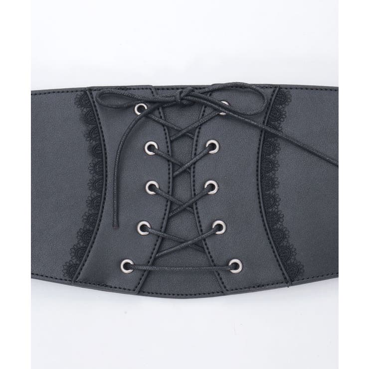 レースアップコルセットベルト | axes femme | 詳細画像12 