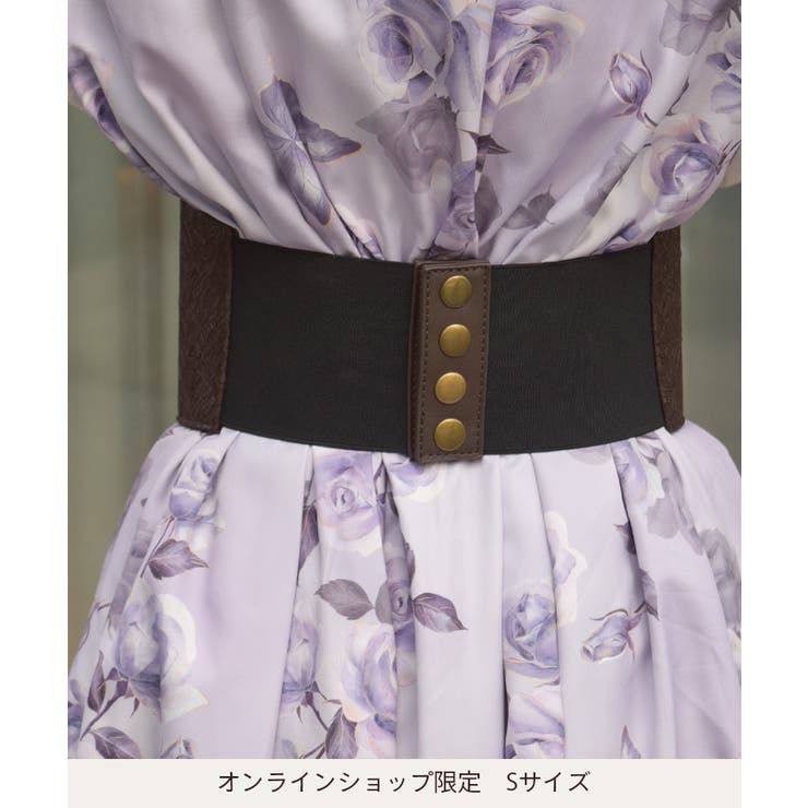 レースアップコルセットベルト | axes femme | 詳細画像5 