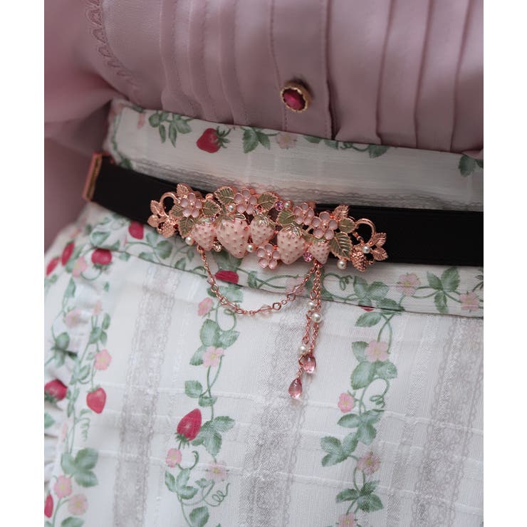 苺モチーフ細ゴムベルト | axes femme | 詳細画像1 