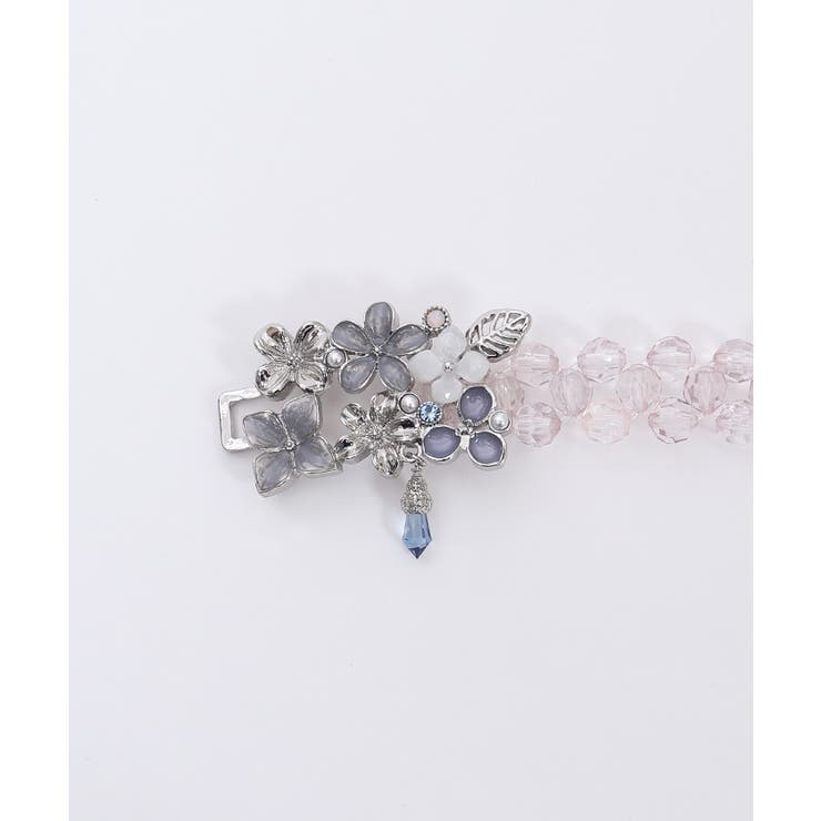 紫陽花ビーズゴムベルト | axes femme | 詳細画像12 