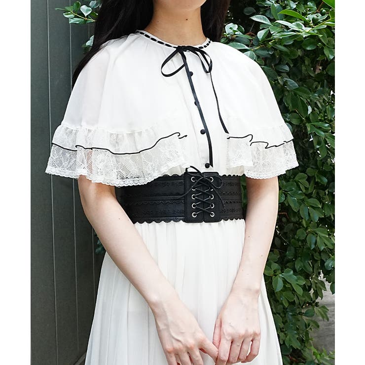 ローズスカラップ合皮ベルト | axes femme | 詳細画像6 