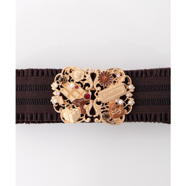 ショコラゴムベルト[品番：IGAW0003224]｜axes femme