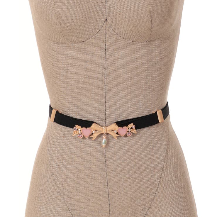 axesfemmePOETIQUE バンビゴムベルト・ゴールドとピンク♤新品 axes femme｜さくらんぼモチーフゴムベルト | Rakuten Fashion