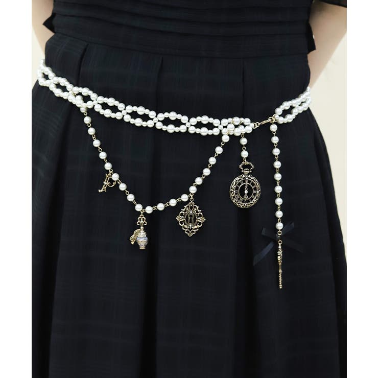 Ａゴールド | ワンダーモチーフパールベルト | axes femme