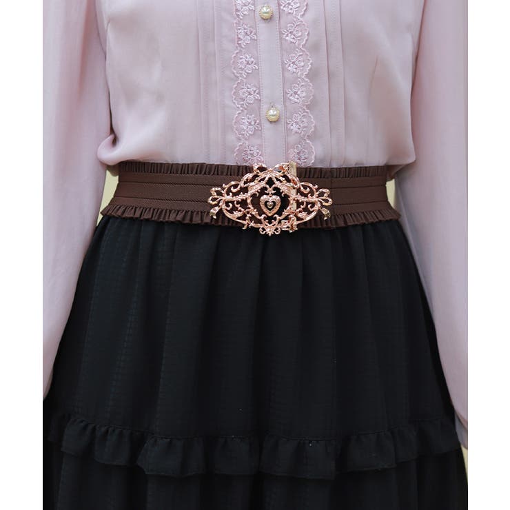 ハートチャームフリルベルト | axes femme | 詳細画像3 