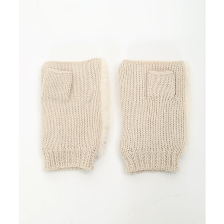 巻きバラ×リボンファー手袋 | axes femme | 詳細画像14 