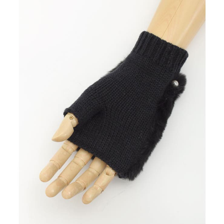 巻きバラ×リボンファー手袋 | axes femme | 詳細画像26 