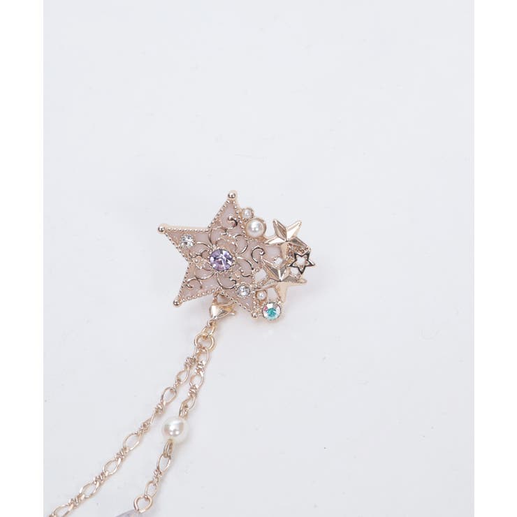 月×星装飾ストールクリップ | axes femme | 詳細画像4 