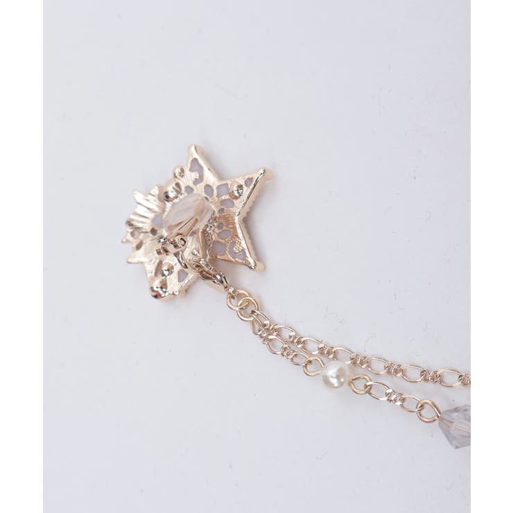 月×星装飾ストールクリップ | axes femme | 詳細画像7 