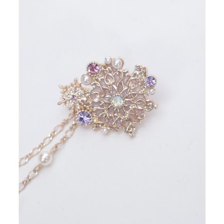 雪の結晶ストールクリップ | axes femme | 詳細画像4 