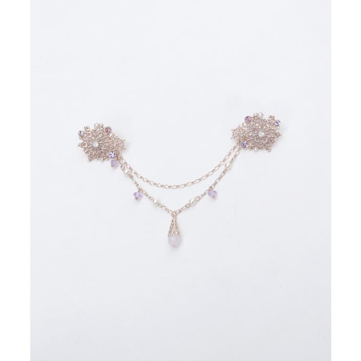 ゴールド | 雪の結晶ストールクリップ | axes femme