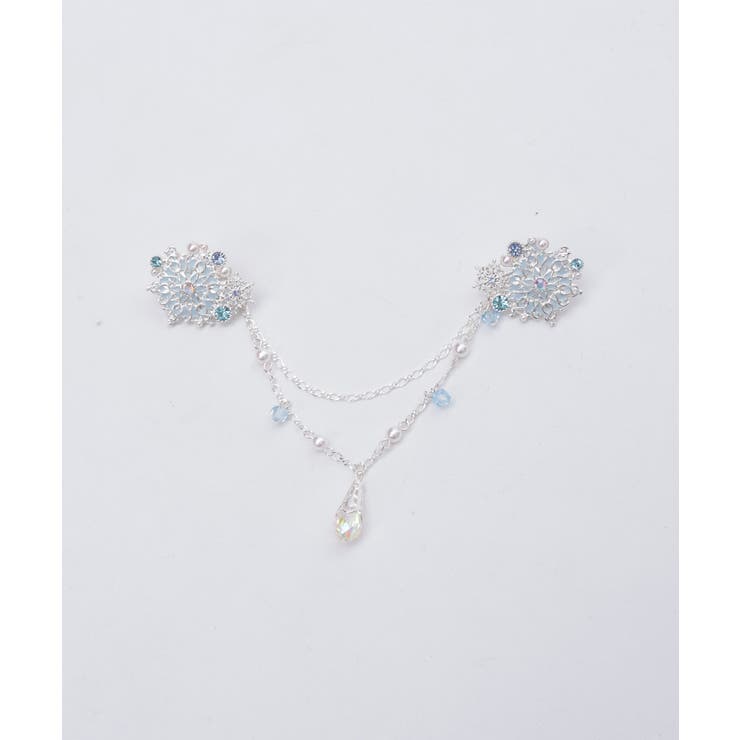 シルバー | 雪の結晶ストールクリップ | axes femme