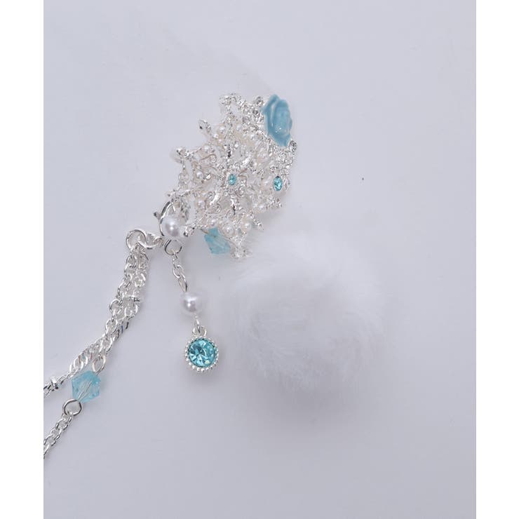 雪薔薇モチーフ襟クリップ | axes femme | 詳細画像11 