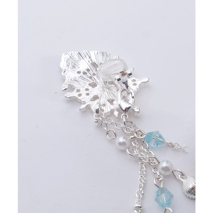 雪薔薇モチーフ襟クリップ | axes femme | 詳細画像13 