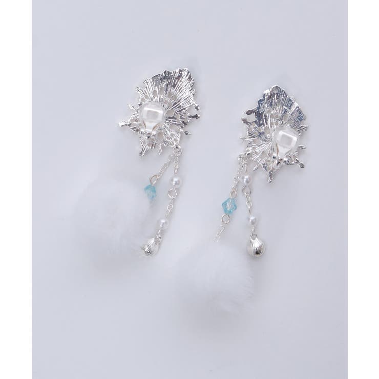 雪薔薇モチーフ襟クリップ | axes femme | 詳細画像15 