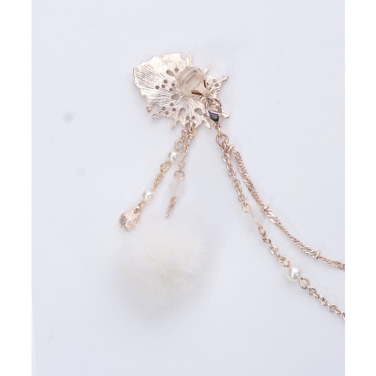 雪薔薇モチーフ襟クリップ | axes femme | 詳細画像18 