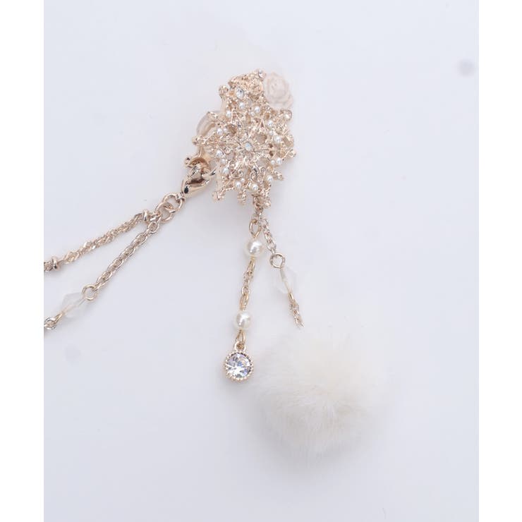 雪薔薇モチーフ襟クリップ | axes femme | 詳細画像20 