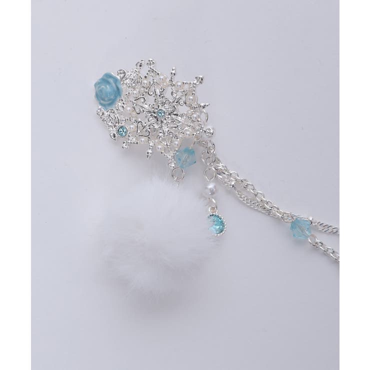 雪薔薇モチーフ襟クリップ | axes femme | 詳細画像9 