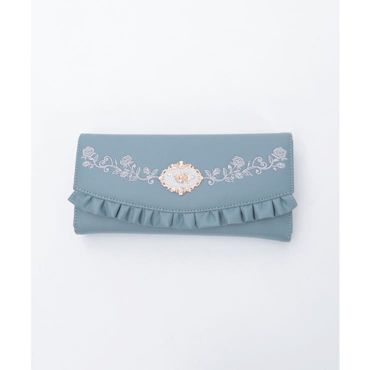 ローズ刺繍フリル長財布 | axes femme | 詳細画像10 