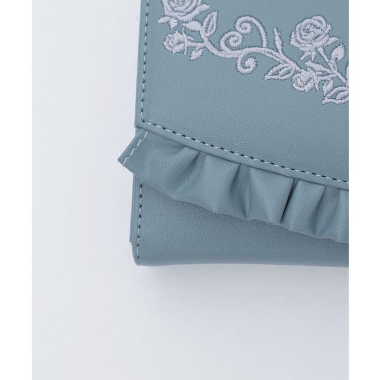 ローズ刺繍フリル長財布 | axes femme | 詳細画像13 