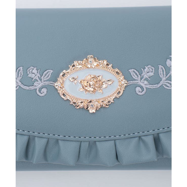 ローズ刺繍フリル長財布 | axes femme | 詳細画像14 