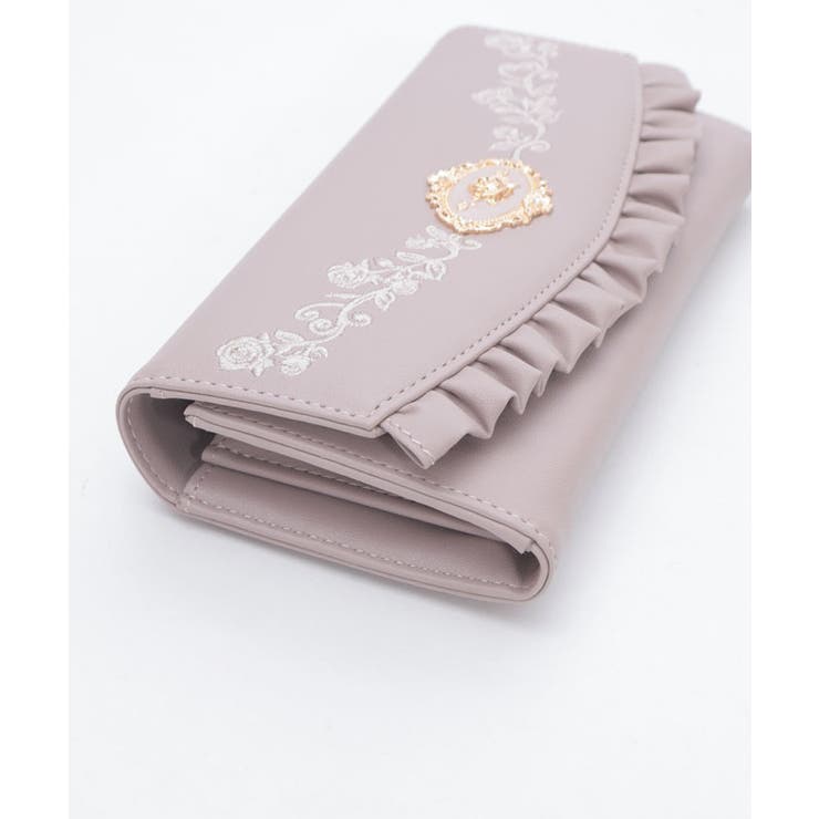 ローズ刺繍フリル長財布 | axes femme | 詳細画像18 