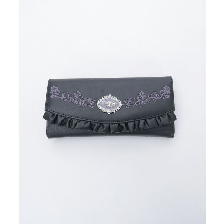 ローズ刺繍フリル長財布 | axes femme | 詳細画像5 