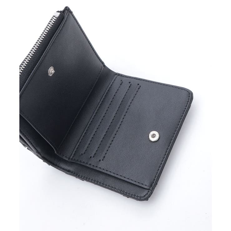 ローズ刺繍フリルミニ財布 | axes femme | 詳細画像10 