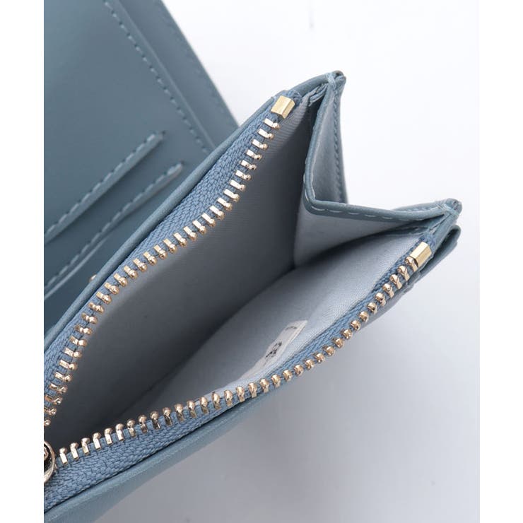 ローズ刺繍フリルミニ財布 | axes femme | 詳細画像17 