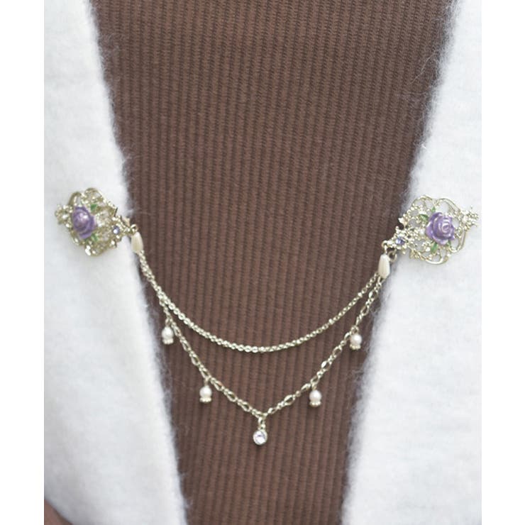 シルバー | ローズモチーフマルチクリップ | axes femme