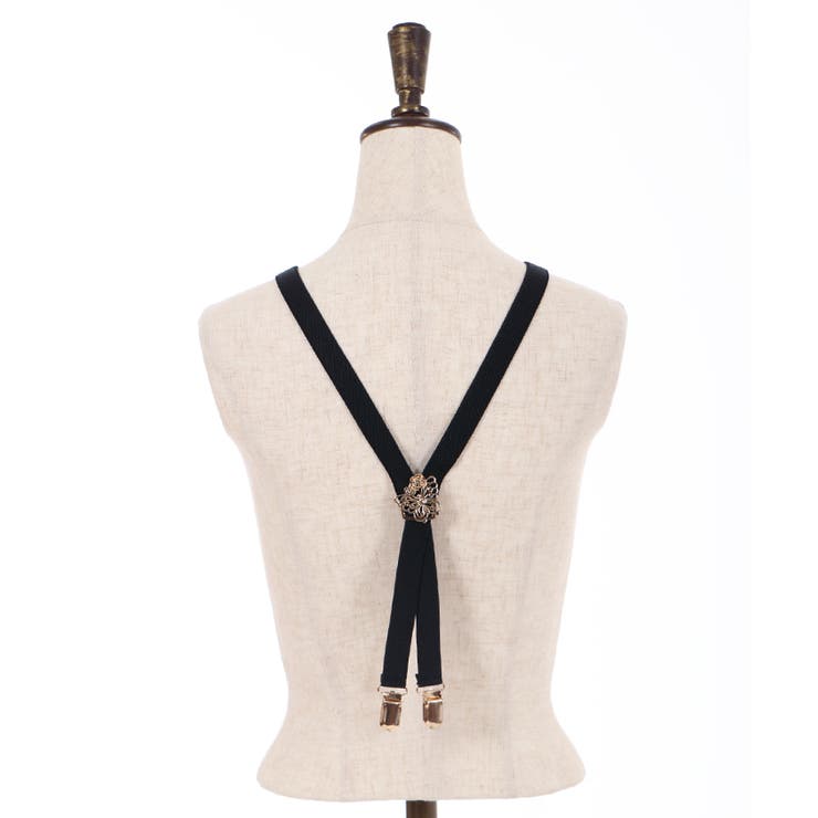 蝶金具クロスサスペンダー[品番：IGAW0001336]｜axes femme