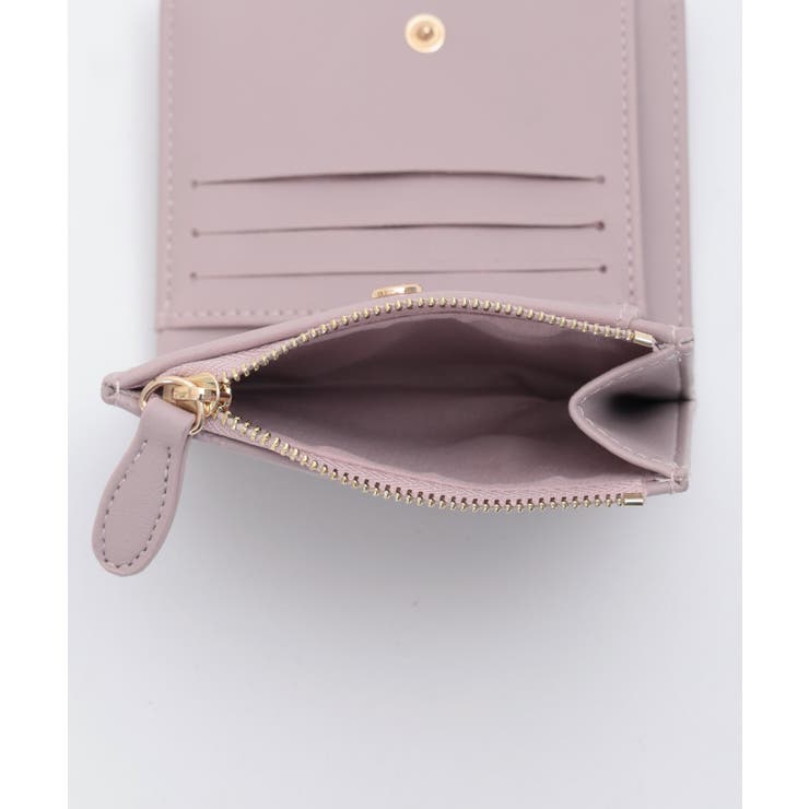 ローズキルト型押しミニ財布[品番：IGAW0004740]｜axes femme