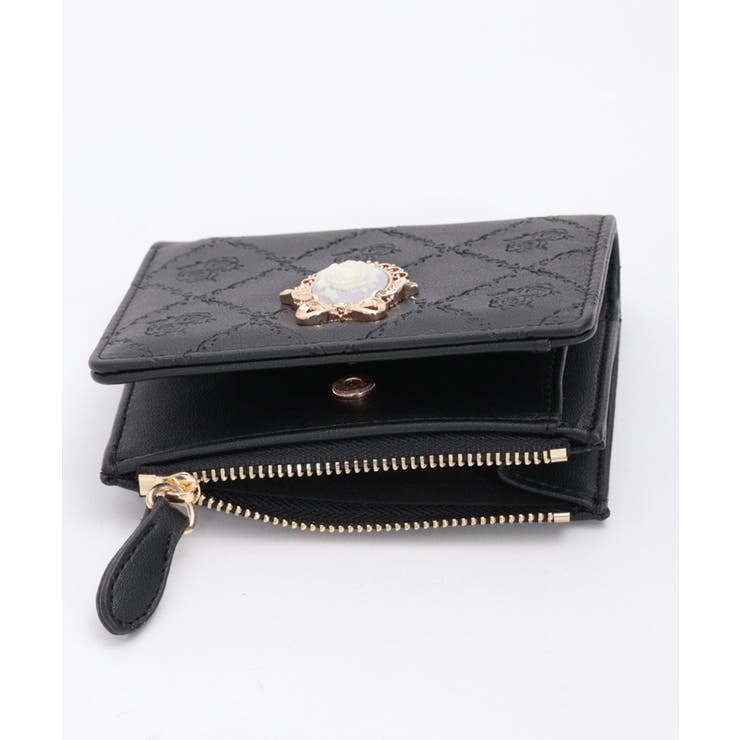 ローズキルト型押しミニ財布[品番：IGAW0004740]｜axes femme
