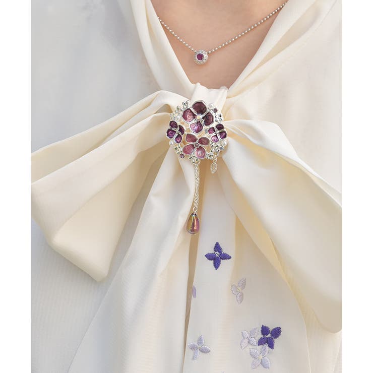 紫陽花ブローチバッグチャーム | axes femme | 詳細画像3 