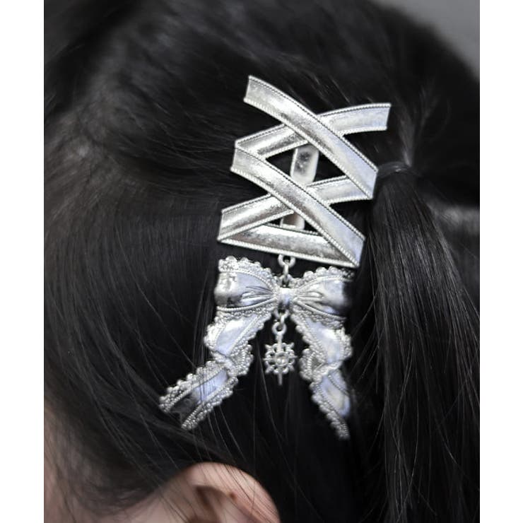レースアップヘアクリップ[品番：IGAW0005972]｜axes femme