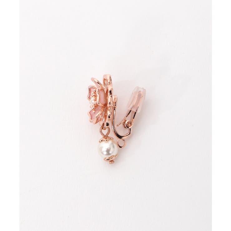 【2024春夏新色】 桜モチーフステンド襟クリップ[品番：IGAW0003327]｜axes femme アクセサリー