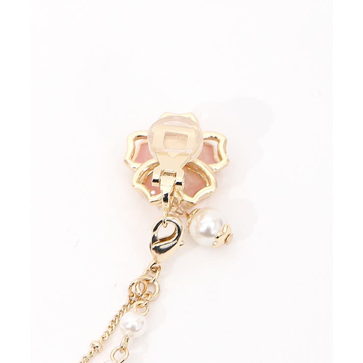 桜モチーフステンド襟クリップ[品番：IGAW0003327]｜axes femme