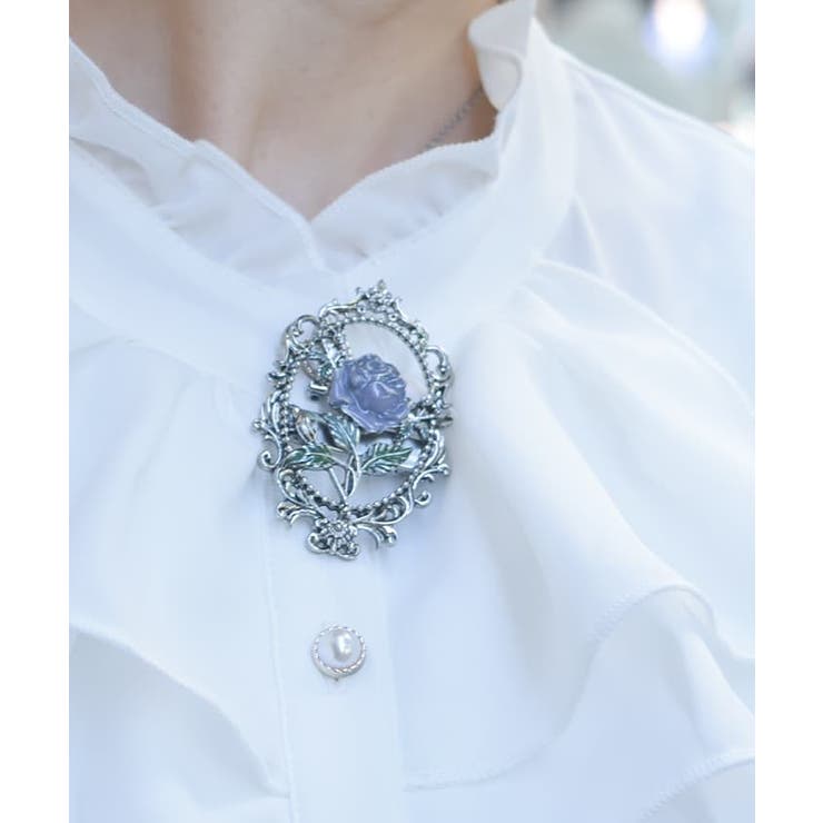 レディローズブローチクリップ[品番：IGAW0005778]｜axes femme