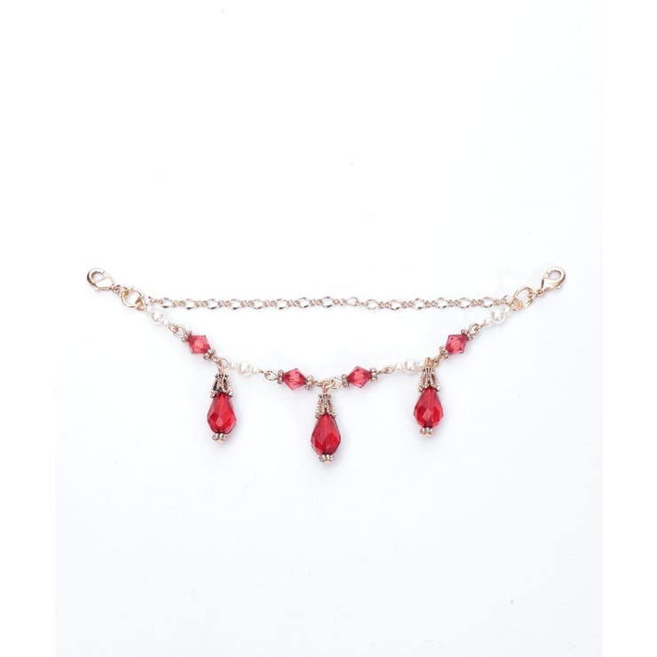 彼岸花イヤリング＆襟クリップ[品番：IGAW0006713]｜axes femme