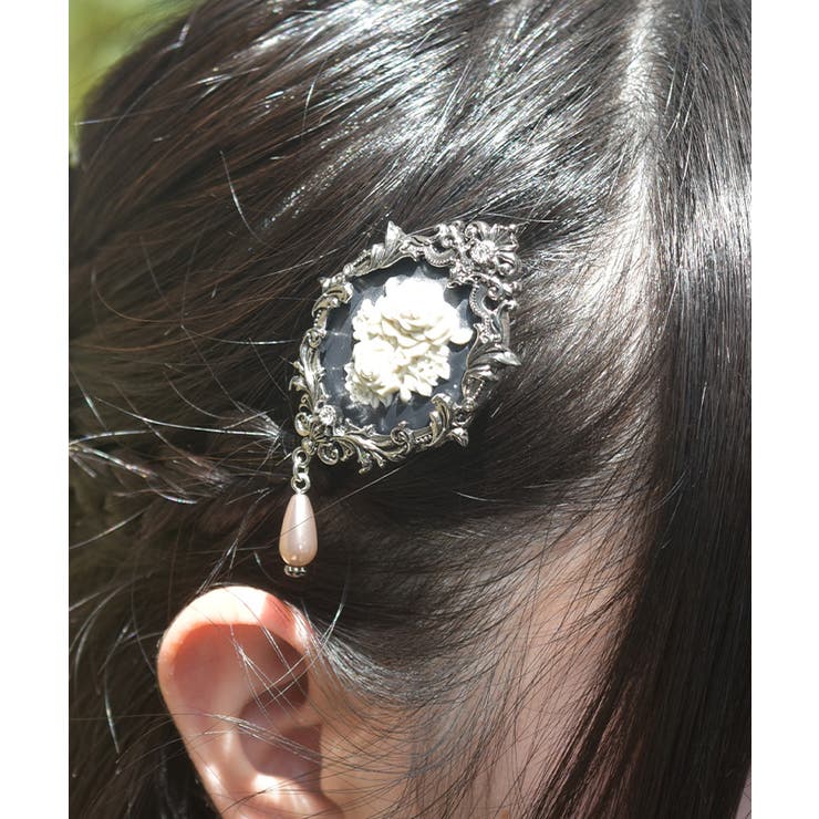 シルバー | ヴィクトリアンカメオブローチ | axes femme