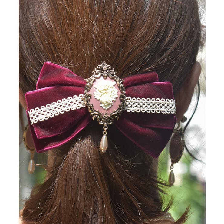 ゴールド | ヴィクトリアンリボンクリップ | axes femme