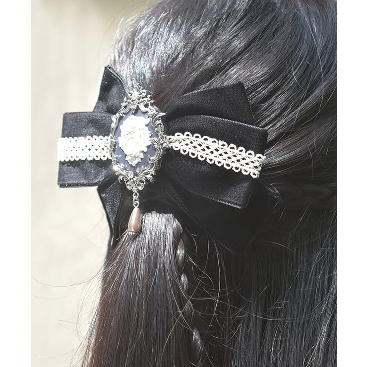 シルバー | ヴィクトリアンリボンクリップ | axes femme