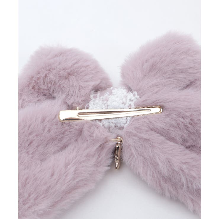 レース×ファーリボンクリップ | axes femme | 詳細画像15 
