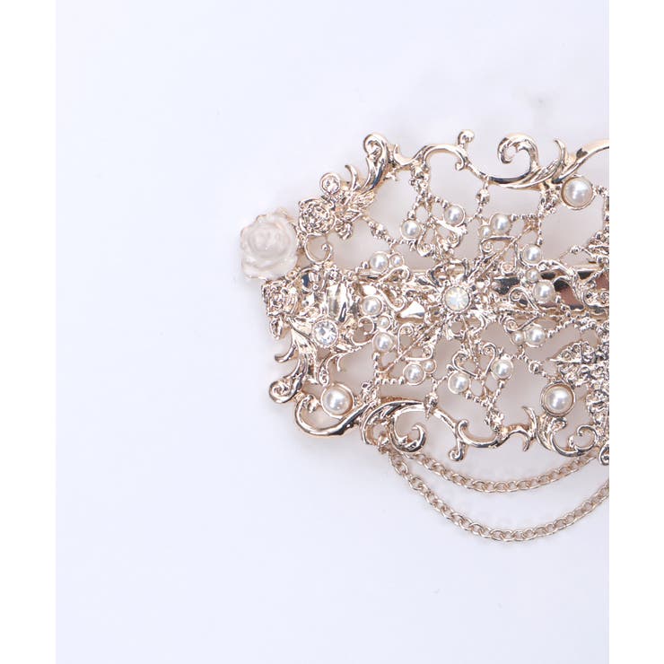 雪薔薇モチーフヘアクリップ | axes femme | 詳細画像11 