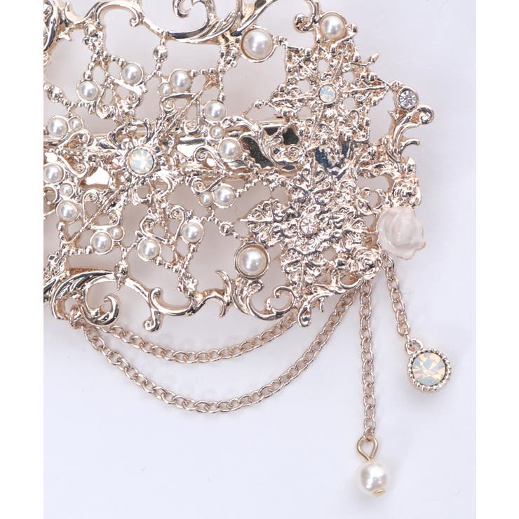 雪薔薇モチーフヘアクリップ | axes femme | 詳細画像13 