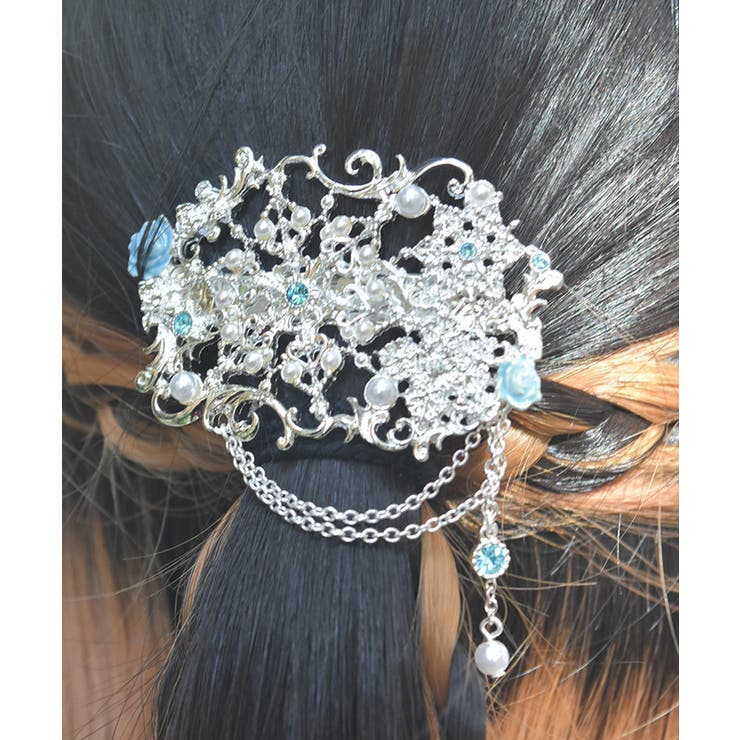 雪薔薇モチーフヘアクリップ | axes femme | 詳細画像3 