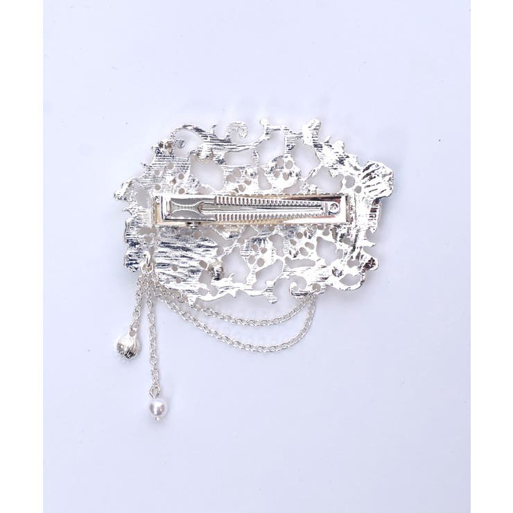 雪薔薇モチーフヘアクリップ | axes femme | 詳細画像5 