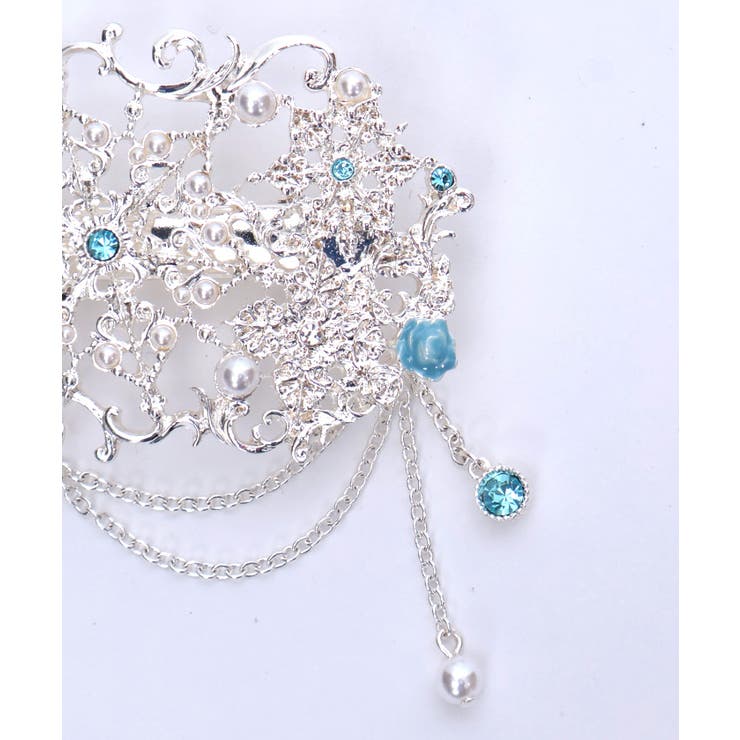 雪薔薇モチーフヘアクリップ | axes femme | 詳細画像7 