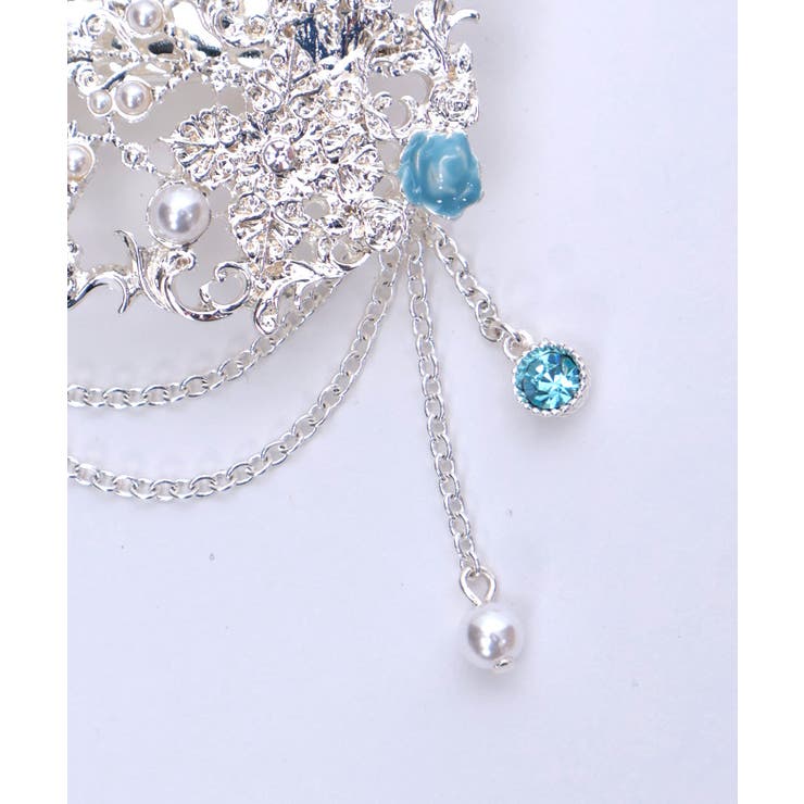 雪薔薇モチーフヘアクリップ | axes femme | 詳細画像8 